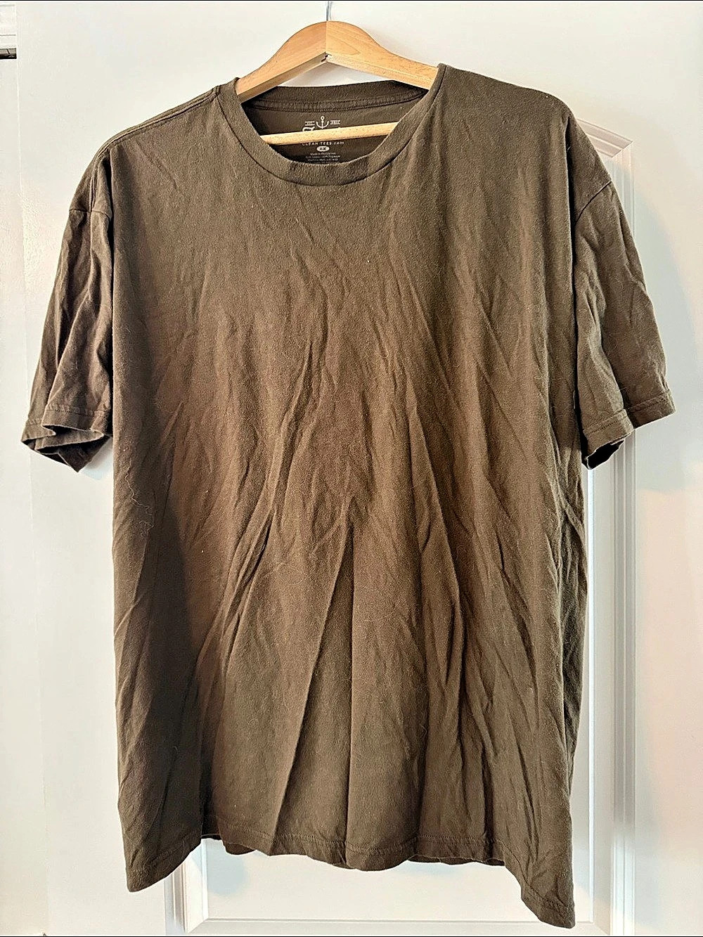 Fresh Clean Tees Men's Cotton Tee Brown 2X